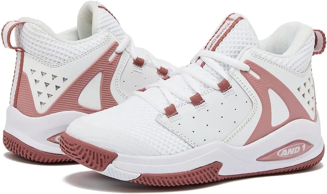 AND1 Girls & Boys Basketball Shoes Kids, Boys High Top Sneakers, Youth Basketball Boys Shoes Size 1 to 7 Little and Big Kid