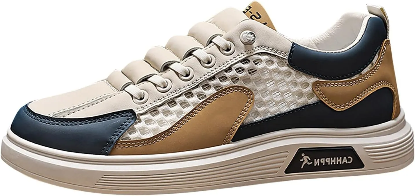 Arch Support Fitness Sneaker for Men Lightweight Breathable Walking Shoe Gym Tennis Men's Business Casual Shoes