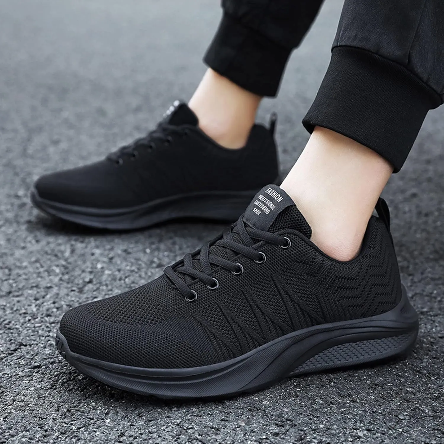 Athletic Fashion Sneakers for Men Lightweight Breathable Walking Shoe Gym Tennis Men's Comfortable Canvas Shoes