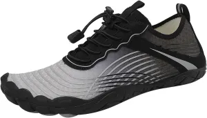Athletic Hiking Water Shoes Womens Mens Quick-Dry Barefoot for Beach Walking Diving Wading Training,Summer Comfy Thick Sole Indoor Fitness Sneakers,Couple Breathable Travel Friendly Shoe Green