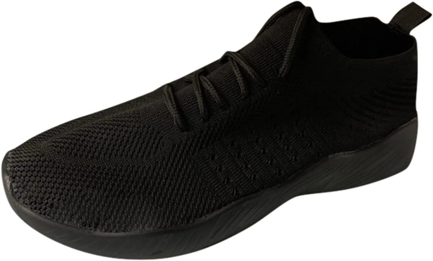 Black Casual Sneakers for Women Platform Women's Black Slip On Tennis Shoes Walking Shoes for Women Slip Ons Women's Sneakers Wide Feet Zapatos Cerrados De Mujer De Vestir Elegantes Comodos