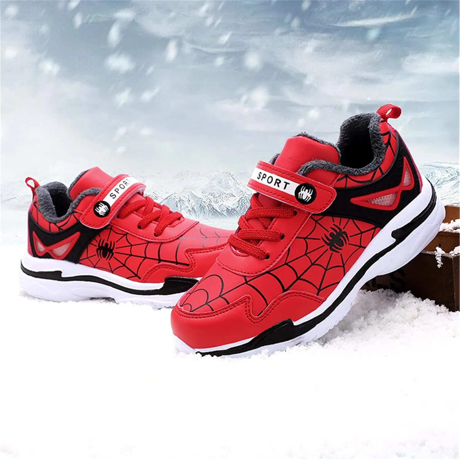 Boys Lightweight Sneakers Leather Kids Toddler Girls Tennis Running Shoes