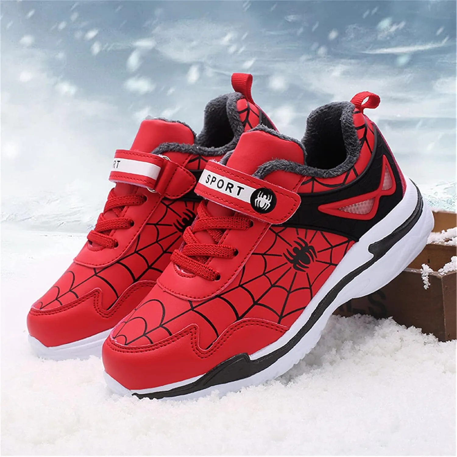 Boys Lightweight Sneakers Leather Kids Toddler Girls Tennis Running Shoes