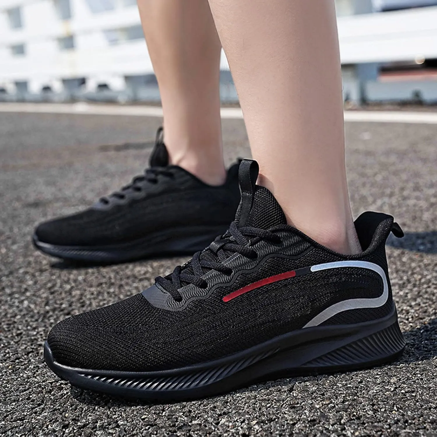 Breathable Diabetic Shoes for Men Casual Sneaker Mesh Breathable Walking Shoe Outdoor Non Slip Jogging Sneakers