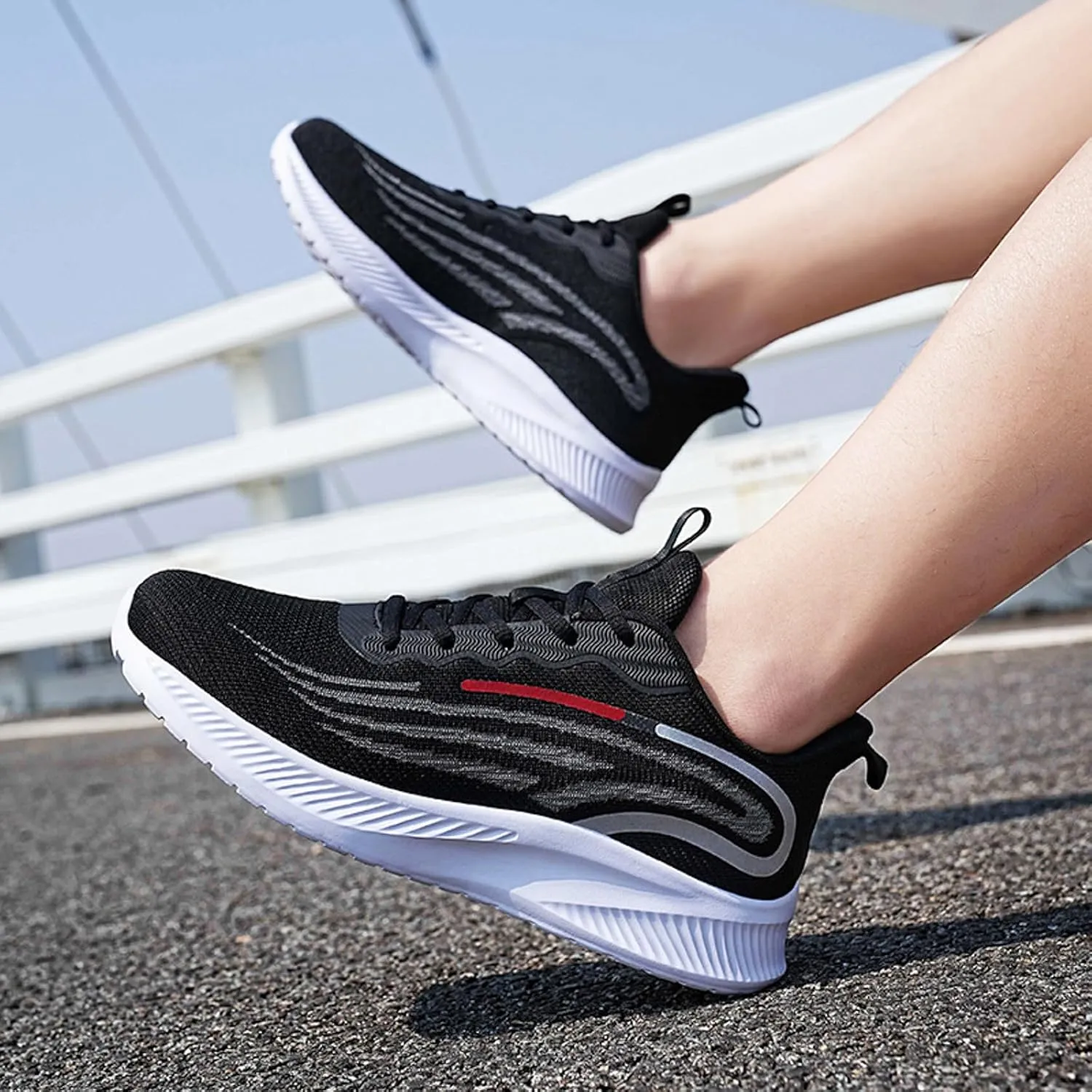 Breathable Diabetic Shoes for Men Casual Sneaker Mesh Breathable Walking Shoe Outdoor Non Slip Jogging Sneakers