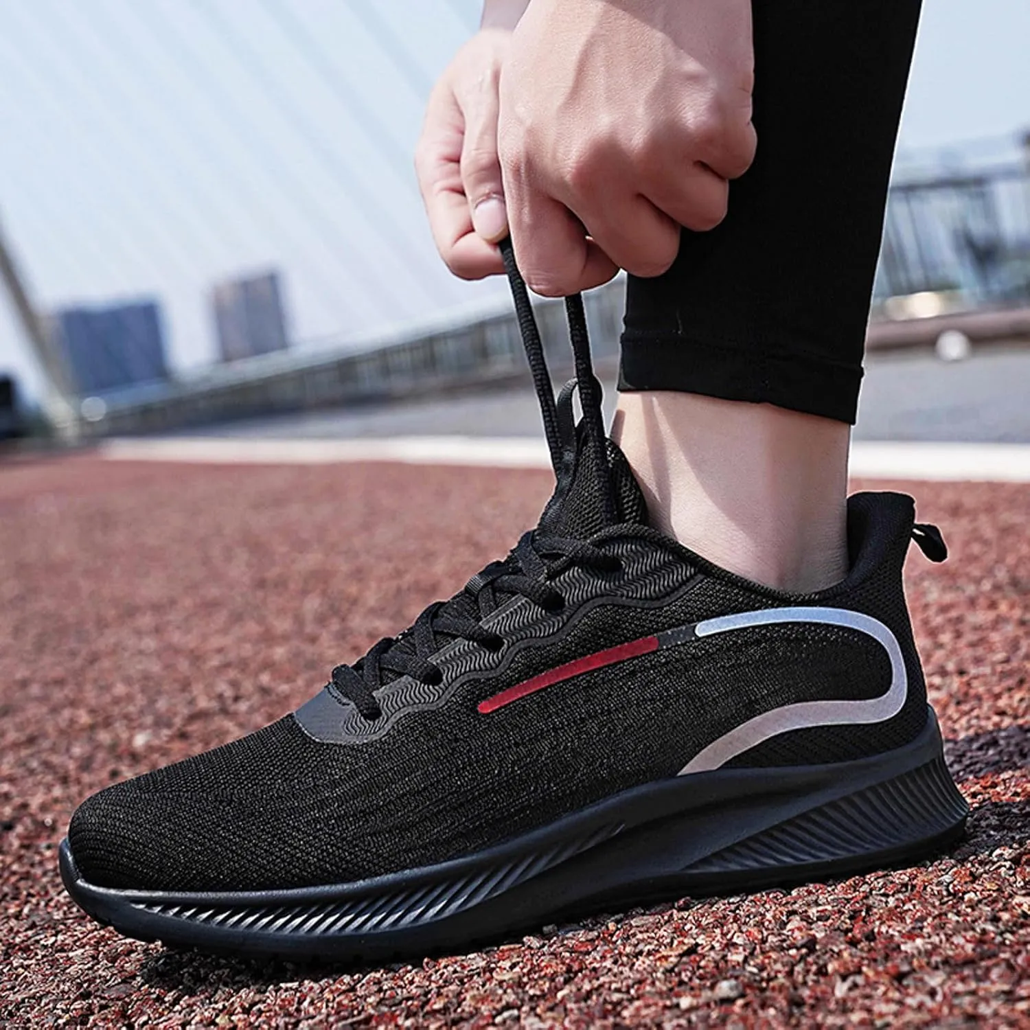Breathable Diabetic Shoes for Men Casual Sneaker Mesh Breathable Walking Shoe Outdoor Non Slip Jogging Sneakers