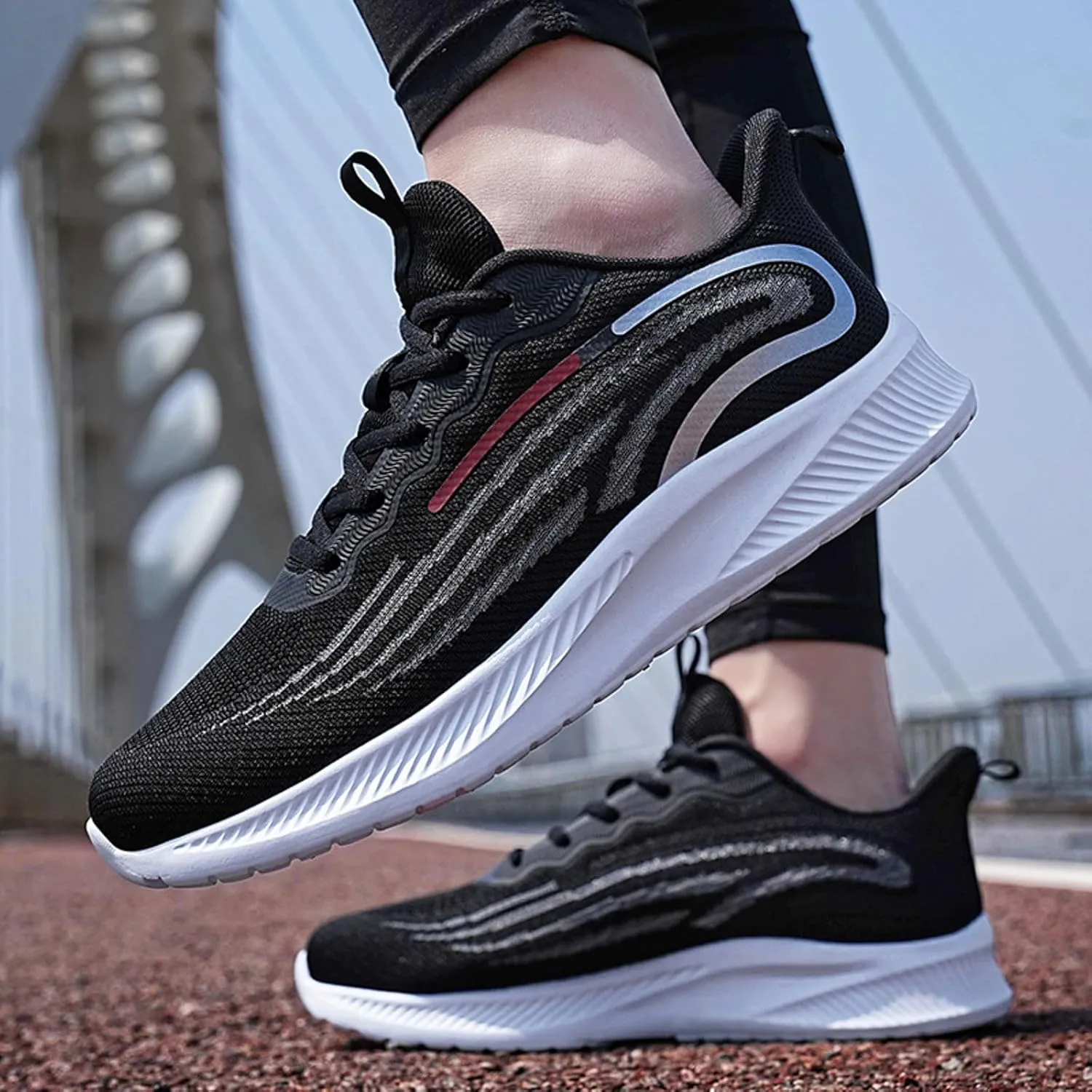 Breathable Diabetic Shoes for Men Casual Sneaker Mesh Breathable Walking Shoe Outdoor Non Slip Jogging Sneakers