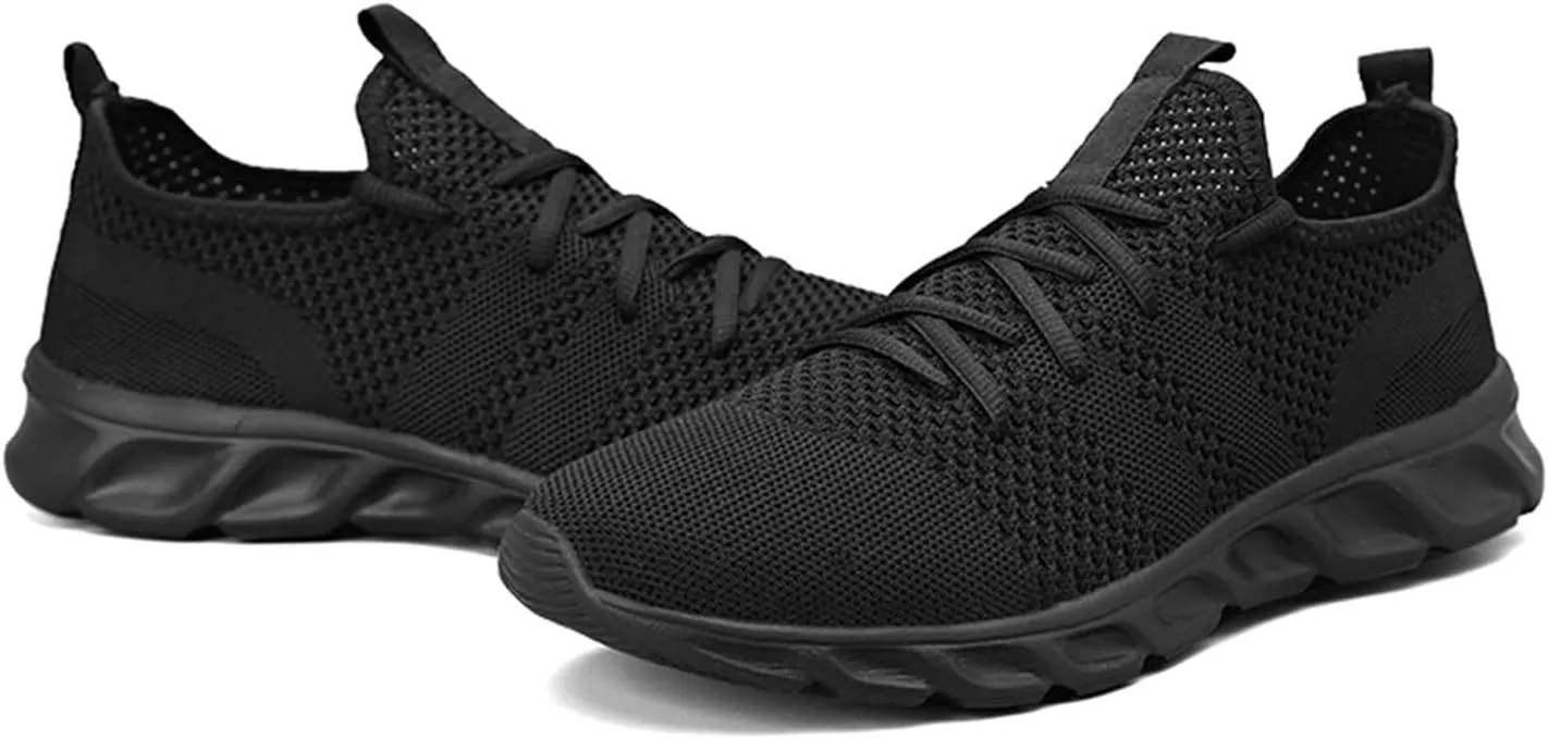 Breathable Dress Sneaker Men Solid Color Mesh Lace Up Casual Shoes Comfortable Breathable Soft Sole
