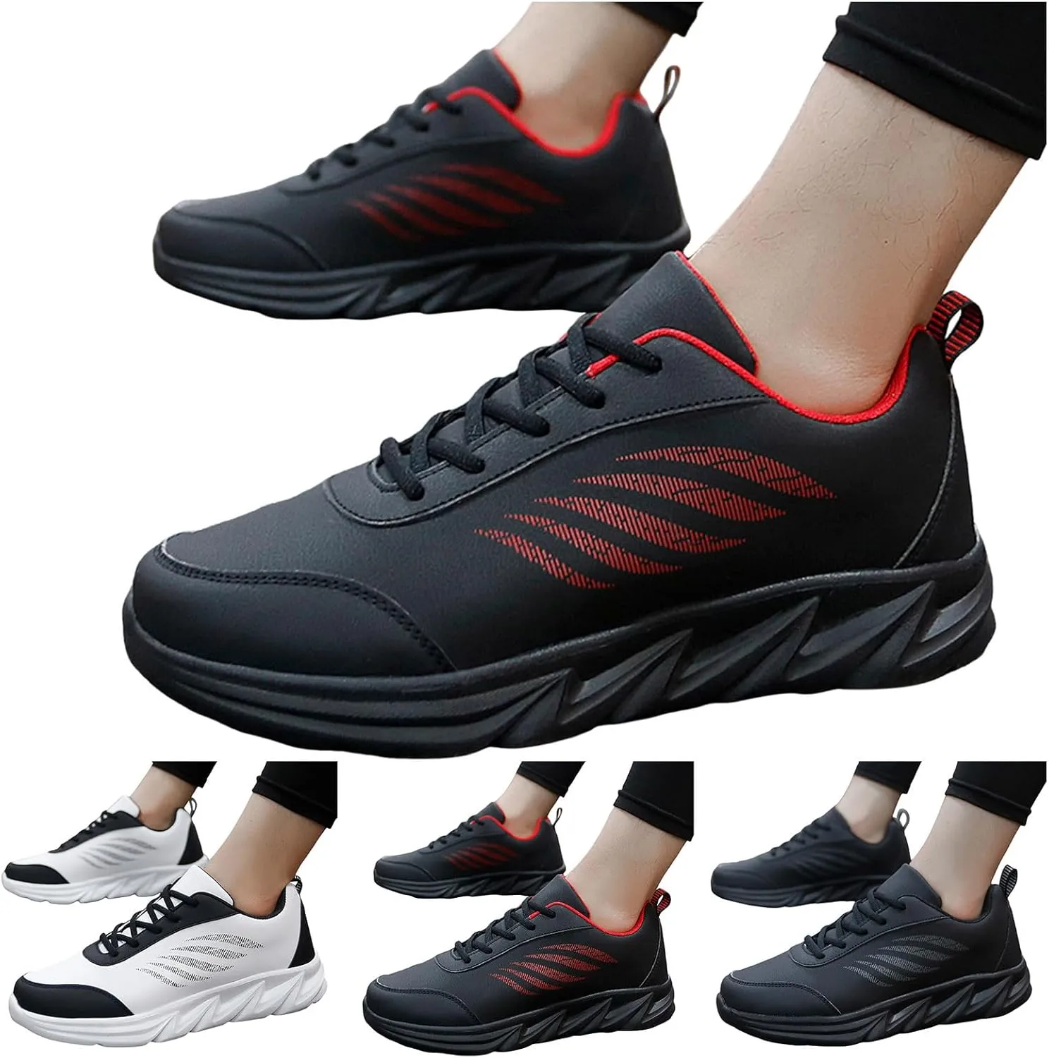 Breathable Slip on Shoes for Men Comfortable Breathable Stretch Canvas Slip on Sneaker Lightweight Hiking Shoes