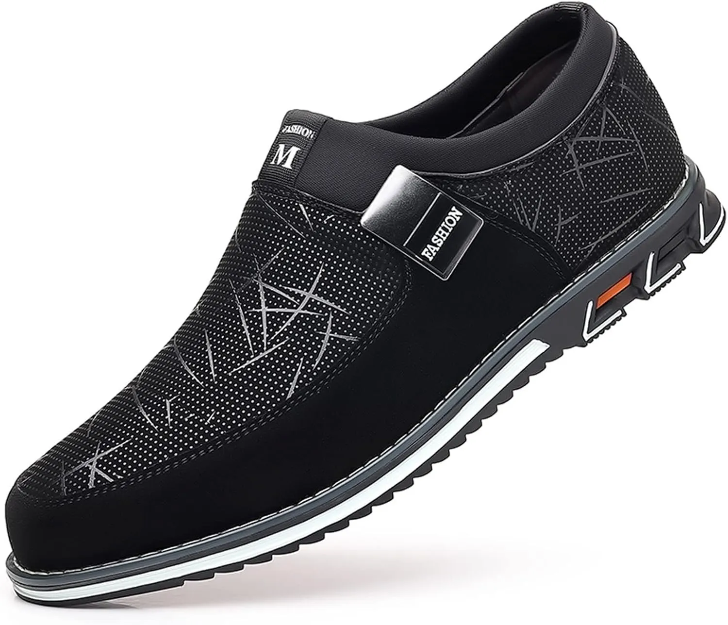 Breathable Walking Shoes for Men Lace Up Lightweight Breathable Fashion Sneaker Men's Comfortable Canvas Shoes