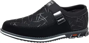 Breathable Walking Shoes for Men Lace Up Lightweight Breathable Fashion Sneaker Men's Comfortable Canvas Shoes