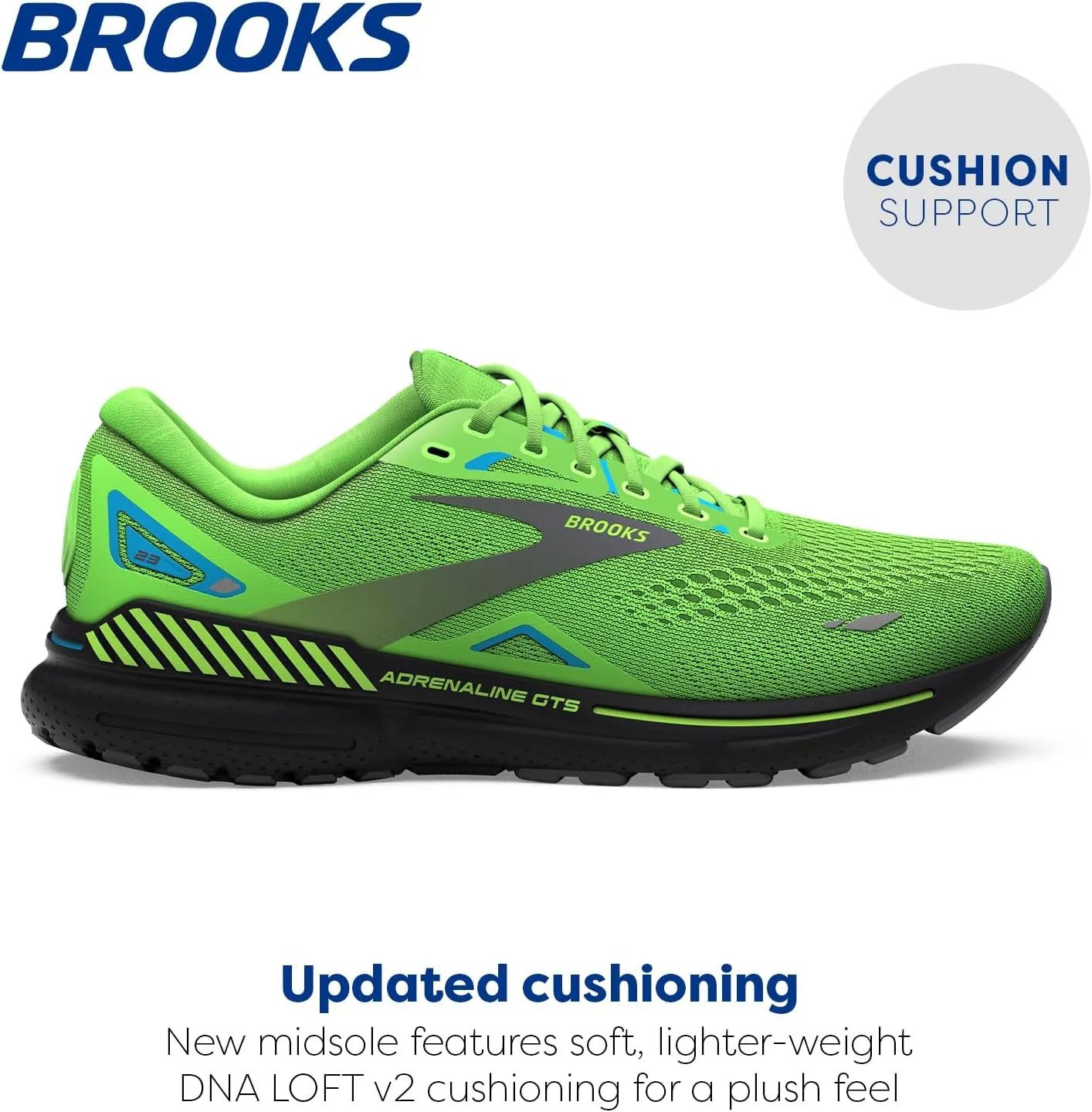 Brooks Men’s Adrenaline GTS 23 Supportive Running Shoe