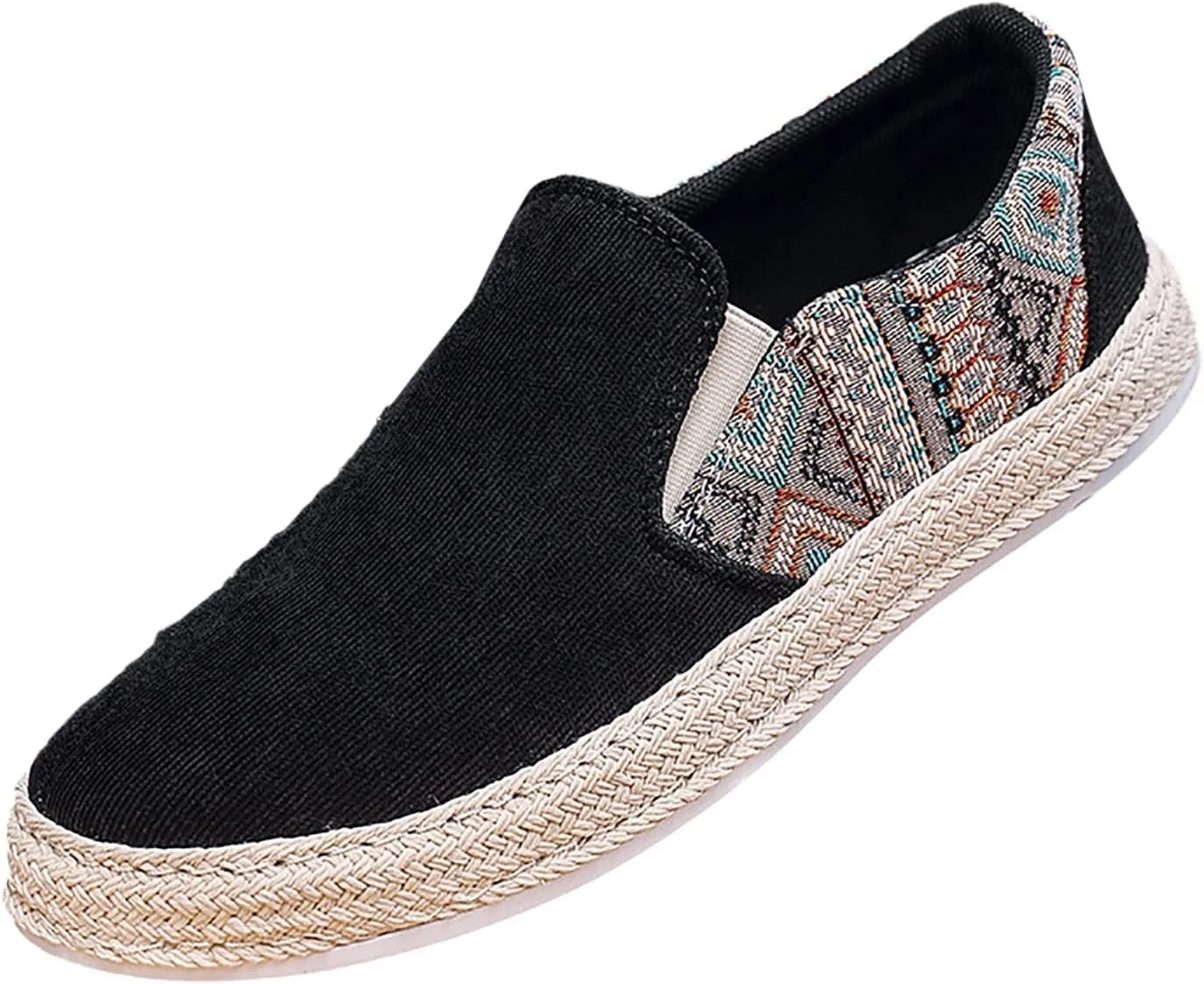 Casual Walking Shoes 2022 Men's New Spring and Fisherman's Shoes Canvas Thick Soled Slip On