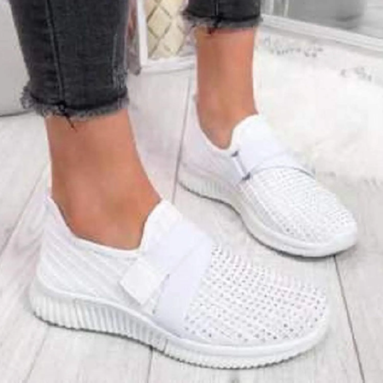 Casual Women's Leisure Fashion Outdoor Shoes Breathable Slip On Women's Water Shoes