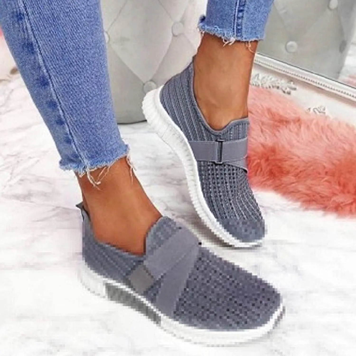 Casual Women's Leisure Fashion Outdoor Shoes Breathable Slip On Women's Water Shoes