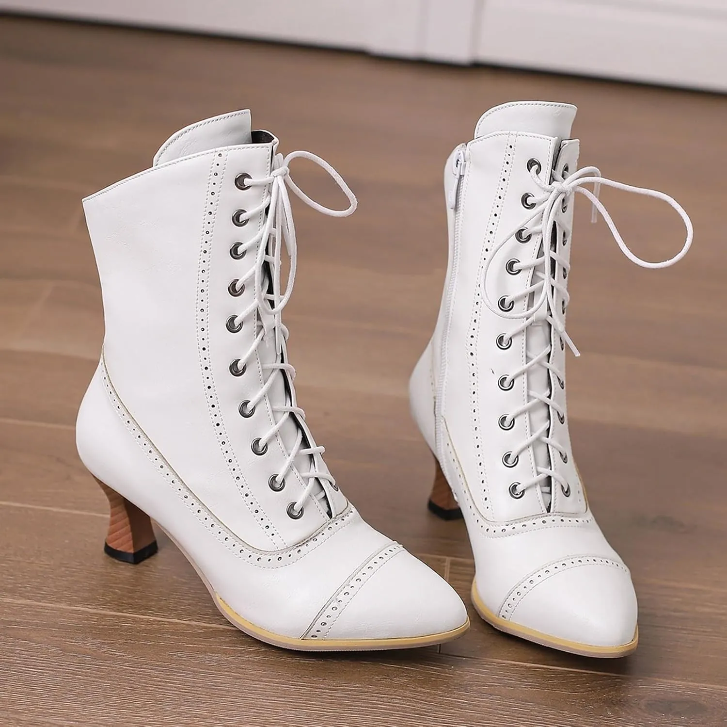 Chelsea Boots Women Low Heel Settle Heel Boots for Women Ankle Booties Sexy Leather Side Zipper Boots Fall Dressy Ankle Keen