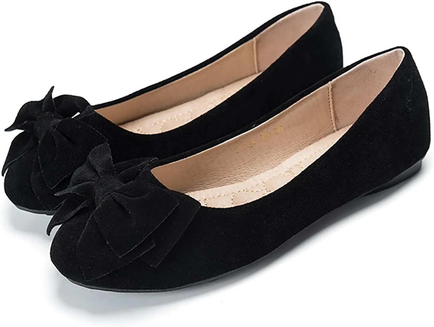 Comfortable & Lightweight Loafers Women Singles Shoes Flat Shoes Bowknot Casual Slip On Work