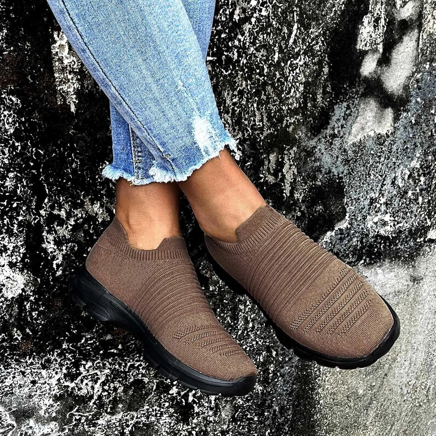 Comfortable Walking Shoes Women Fashion Casual Tennis Training Sneakers Breathable Lightweight Athletic Gym Sneakers