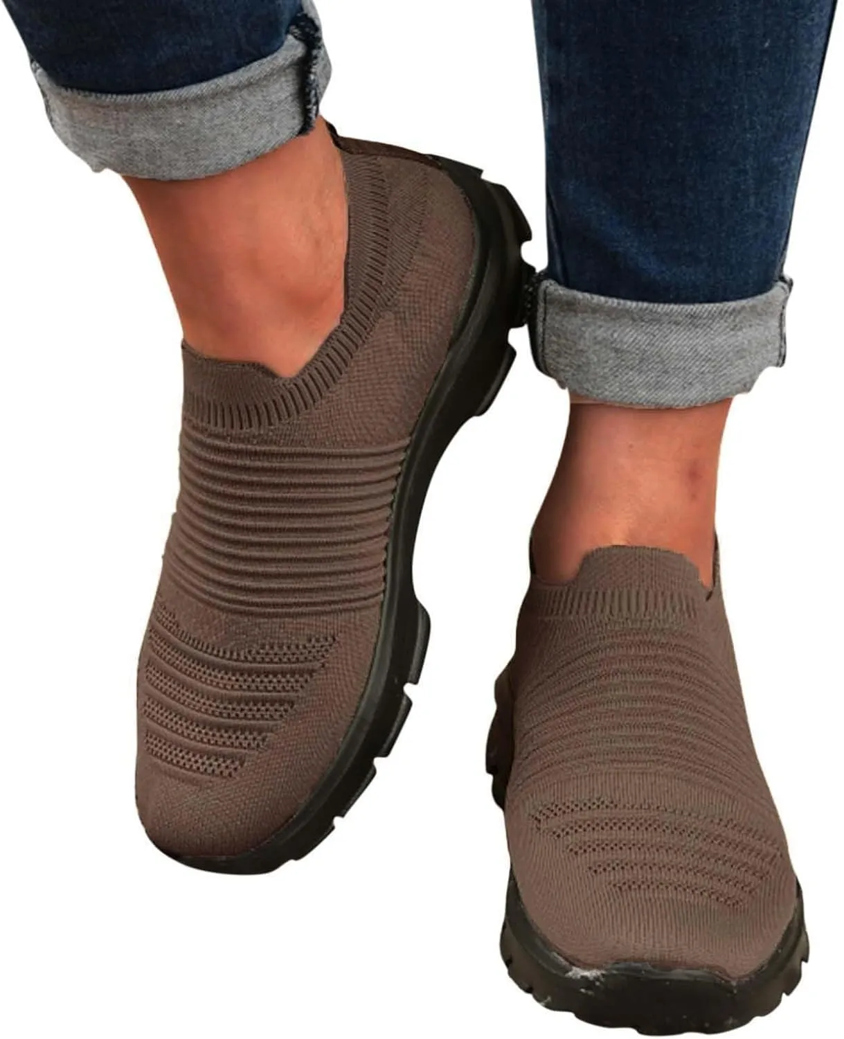 Comfortable Walking Shoes Women Fashion Casual Tennis Training Sneakers Breathable Lightweight Athletic Gym Sneakers