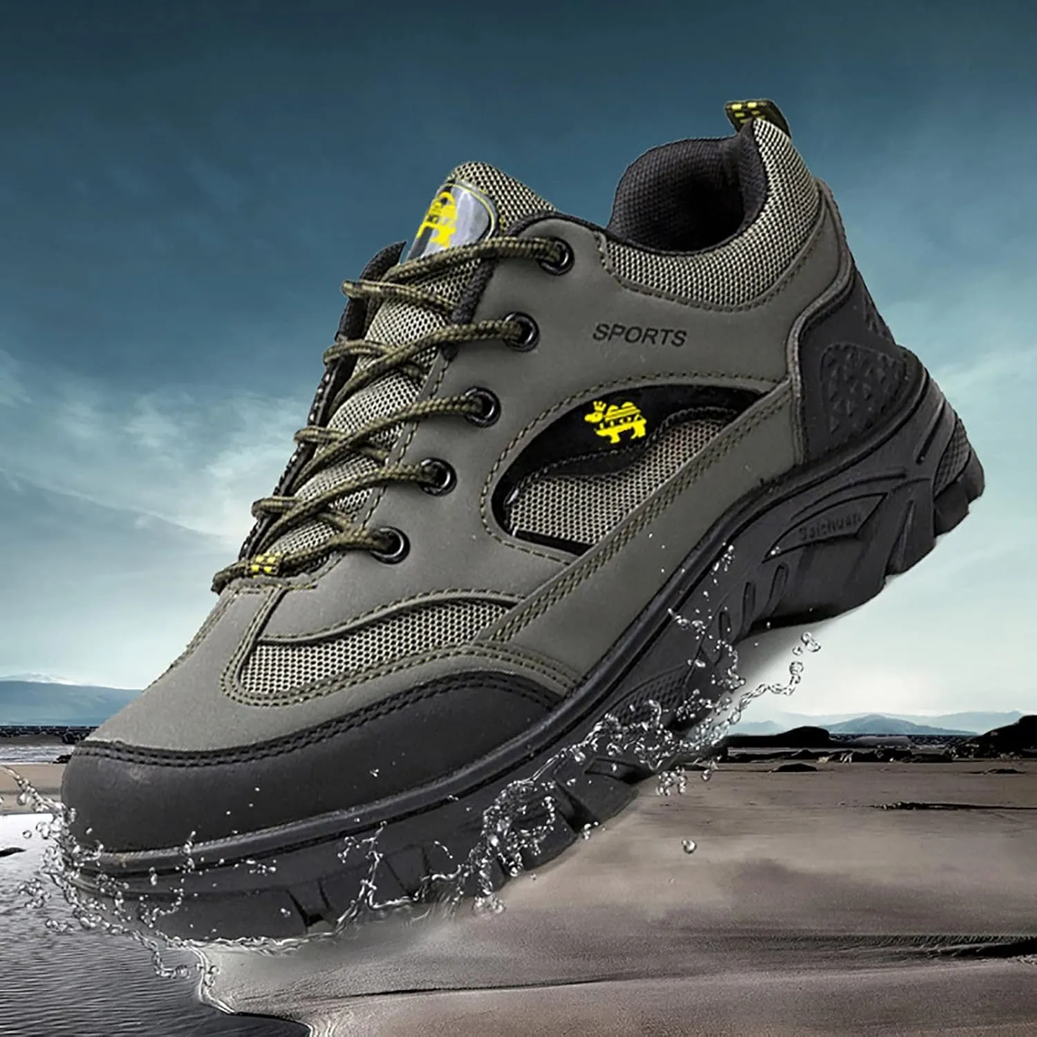 Fashion Orthopedic Sneakers for Men Casual Sneaker Mesh Breathable Walking Shoe Men's Breathable Barefoot Shoes