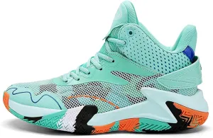 Floette Mens Fashion High Top Basketball Shoes Breathable Casual Walk Athletic Basketball Sneakers