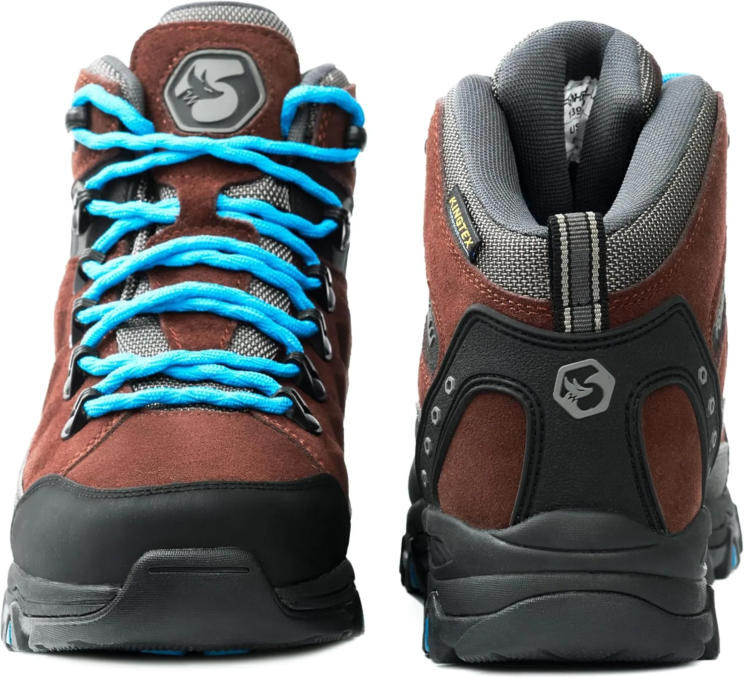 Foxelli Womens Hiking Boots - Waterproof Lightweight & Breathable Suede Leather