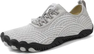 Grounded Women Men Wide Toe Box Barefoot Grounding Quick Dry Breathable Non Slip Hike Water Shoes for Swim Surf Hiking Outdoor Sports Neuropathy Comfort Footwear