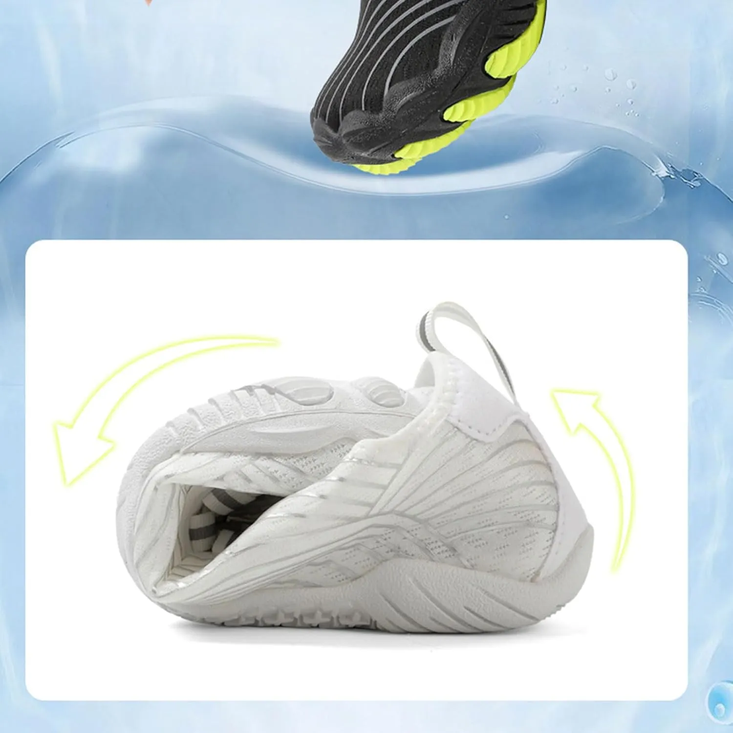 Grounded Women Men Wide Toe Box Barefoot Grounding Quick Dry Breathable Non Slip Hike Water Shoes for Swim Surf Hiking Outdoor Sports Neuropathy Comfort Footwear