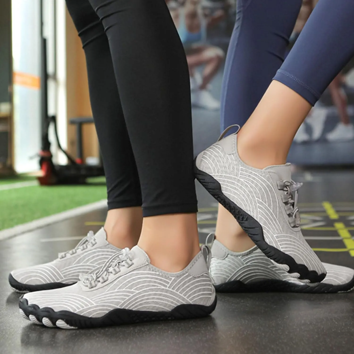 Grounded Women Men Wide Toe Box Barefoot Grounding Quick Dry Breathable Non Slip Hike Water Shoes for Swim Surf Hiking Outdoor Sports Neuropathy Comfort Footwear