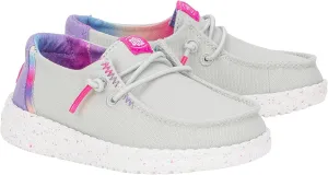 Hey Dude Kids Wendy Color Fun (Toddler) - Shoes for Kids - Flexible Rubber Outsole - Elastic Laces - Round Toe