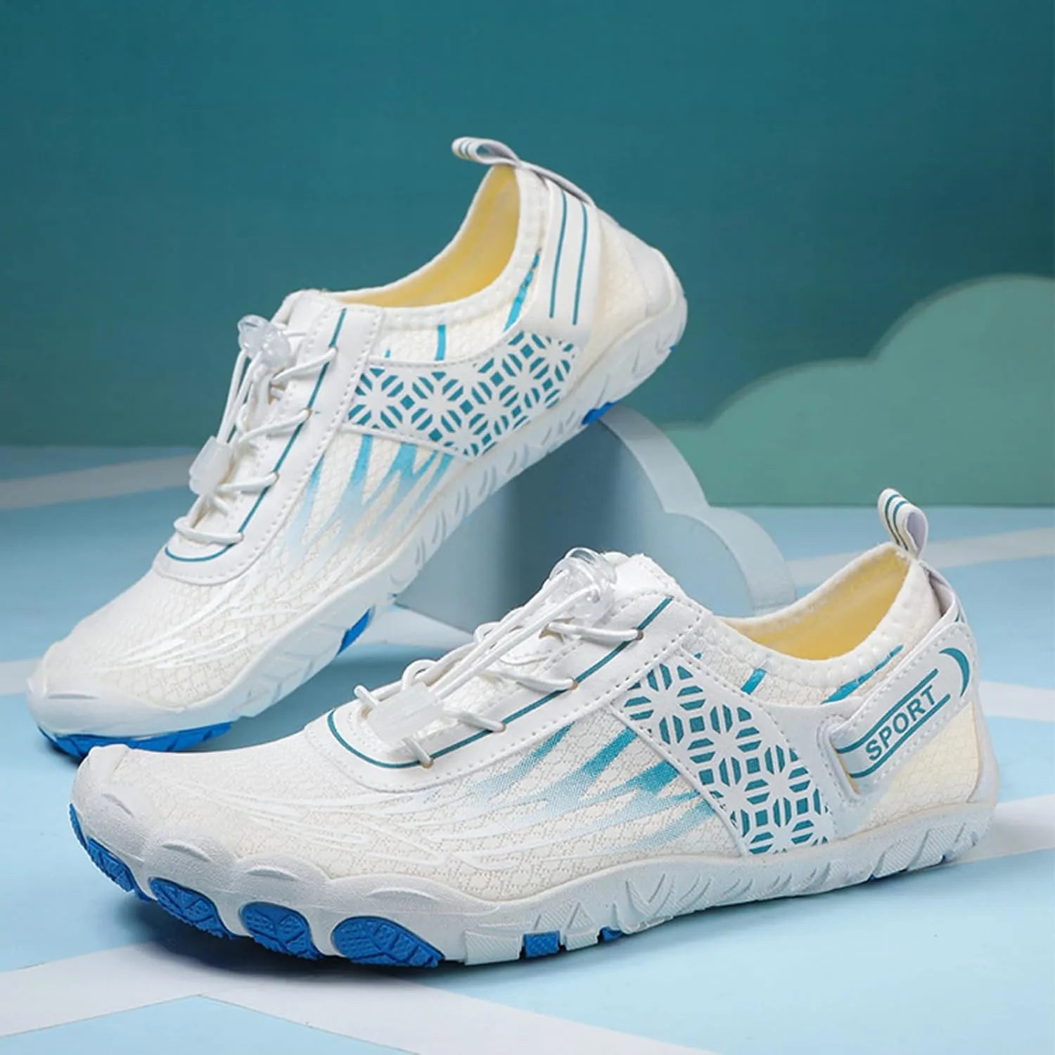 Hike Barefoot Shoes Womens Mens Footwear, Couple Water Shoe Women Men Barefoot Hiking Beach Walking Shoes for Travel, Wide Toe 0 Drop Non Slip Summer Breathable Lightweight Indoor Fitness Shoe