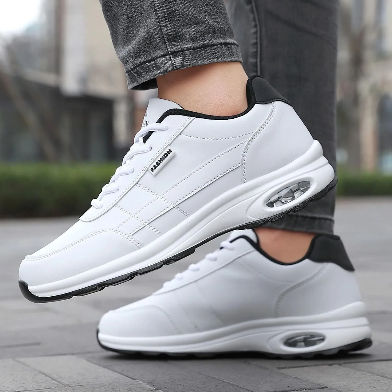 Jogging Walking Sneakers for Men Casual Sneaker Mesh Breathable Walking Shoe Breathable Diabetic Shoes for Men