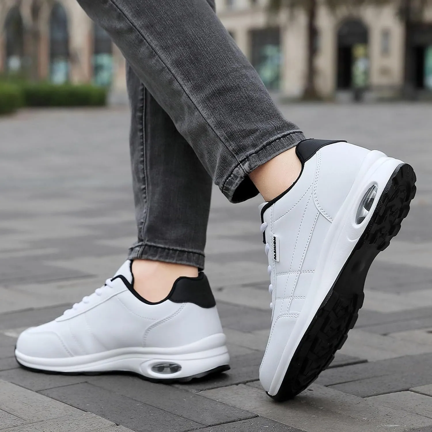 Jogging Walking Sneakers for Men Casual Sneaker Mesh Breathable Walking Shoe Breathable Diabetic Shoes for Men