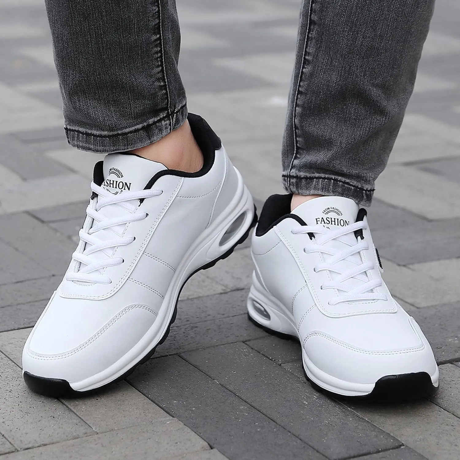 Jogging Walking Sneakers for Men Casual Sneaker Mesh Breathable Walking Shoe Breathable Diabetic Shoes for Men
