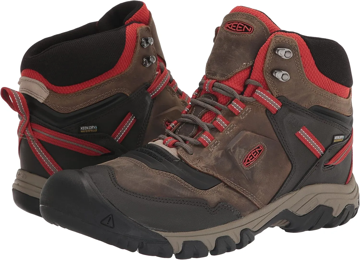 KEEN Men's Ridge Flex Mid Height Waterproof Hiking Boots
