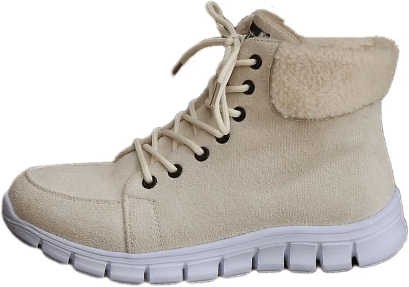 Ladmiple Winter Dress Boots For Women 2024 Casual Slip-on Warm Loafers Shoes Faux Fur-Lined Comfortable Snow Ankle Booties