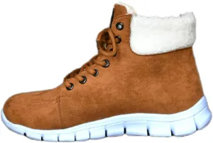 Ladmiple Winter Dress Boots For Women 2024 Slip On Warm Snow Ankle Booties Fashion Fur Lined Outdoor Comfortable Loafers Shoe