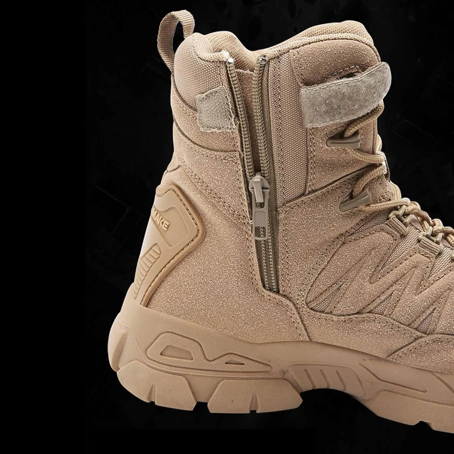 Lightweight Military Boots, Durable Army Combat Boots with Sports Socks Outdoor Army Hunting Jungle Hiking Boots Men's Military Tactical Boots