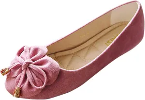 Loafers for Women Women Singles Shoes Flat Shoes Bowknot Casual Slip On Work for Ladies