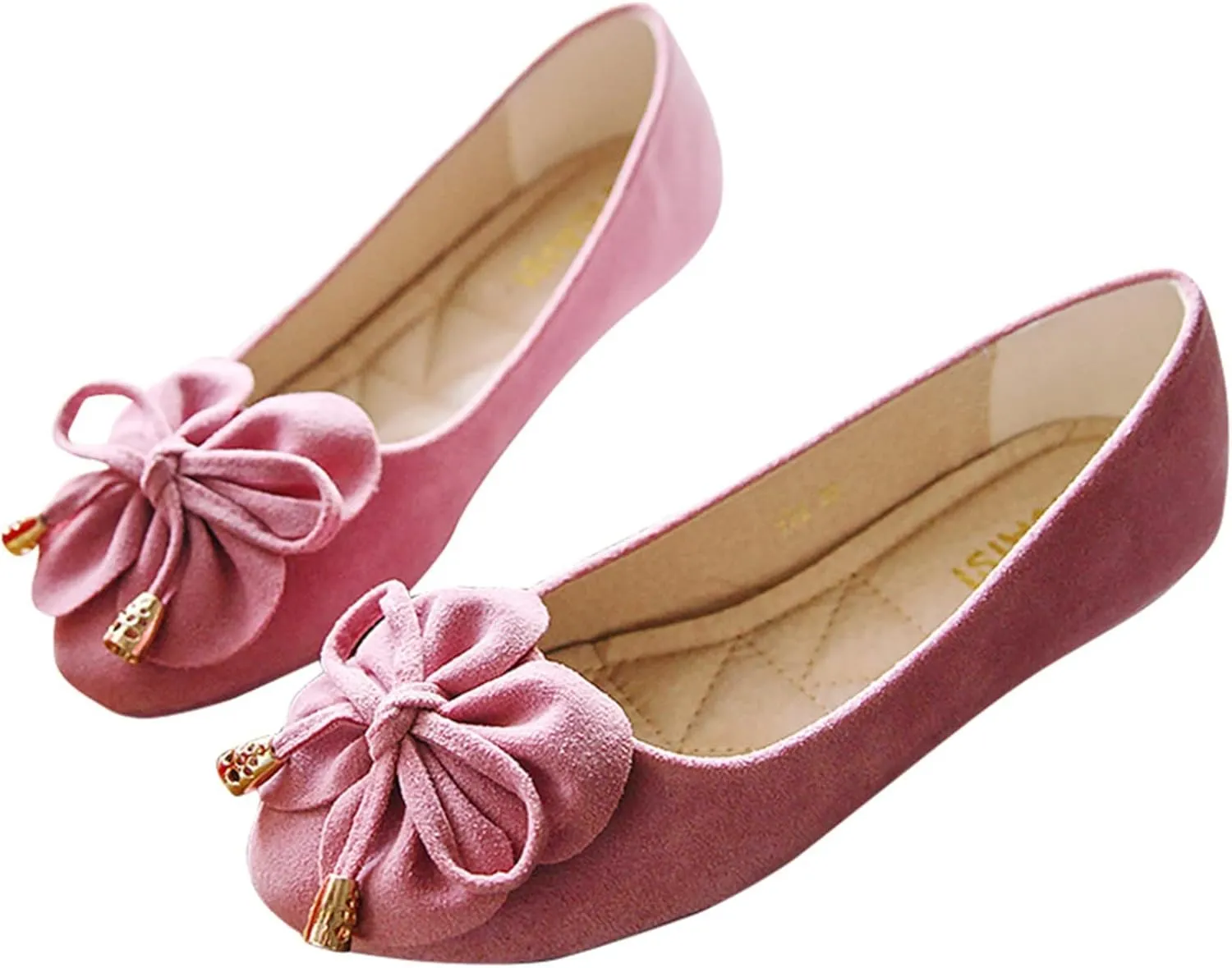 Loafers for Women Women Singles Shoes Flat Shoes Bowknot Casual Slip On Work for Ladies