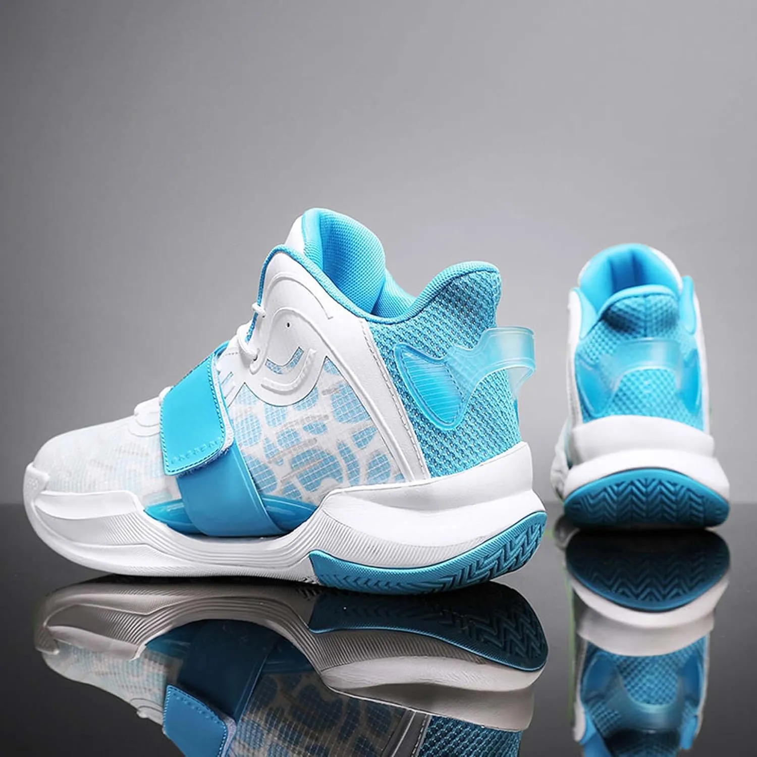Men Women Fashion Basketball Shoes High Top Running Training Sneakers Breathable Rebound Fitness Tennis Outdoor Casual Walking Sneakers