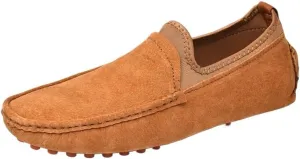 Men's Anti-Slip Lightweight Loafers Comfortable Wedding Fashion Moccasins Shoes Solid Colors Flat Heel Flexible