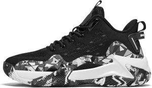 Men's Basketball Shoes Breathable High Top Running Sneakers Non Slip Training Athletic Shoes