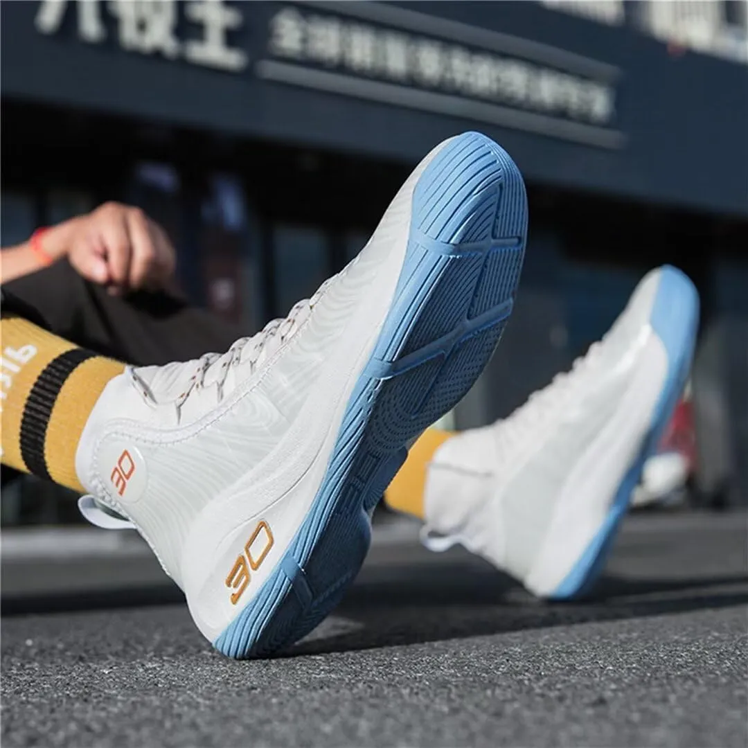 Mens Basketball Shoes for Women High Top Outdoor Streetball Master Breathable Non Slip Fashion Running Sneakers