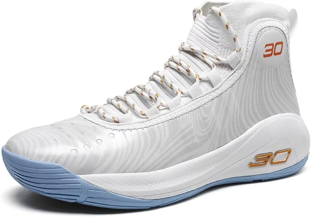 Mens Basketball Shoes for Women High Top Outdoor Streetball Master Breathable Non Slip Fashion Running Sneakers