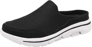 Men's Breathable Barefoot Shoes Soft Flat Soled Slip On Mesh Heelless Walking Shoes Business Casual Shoes