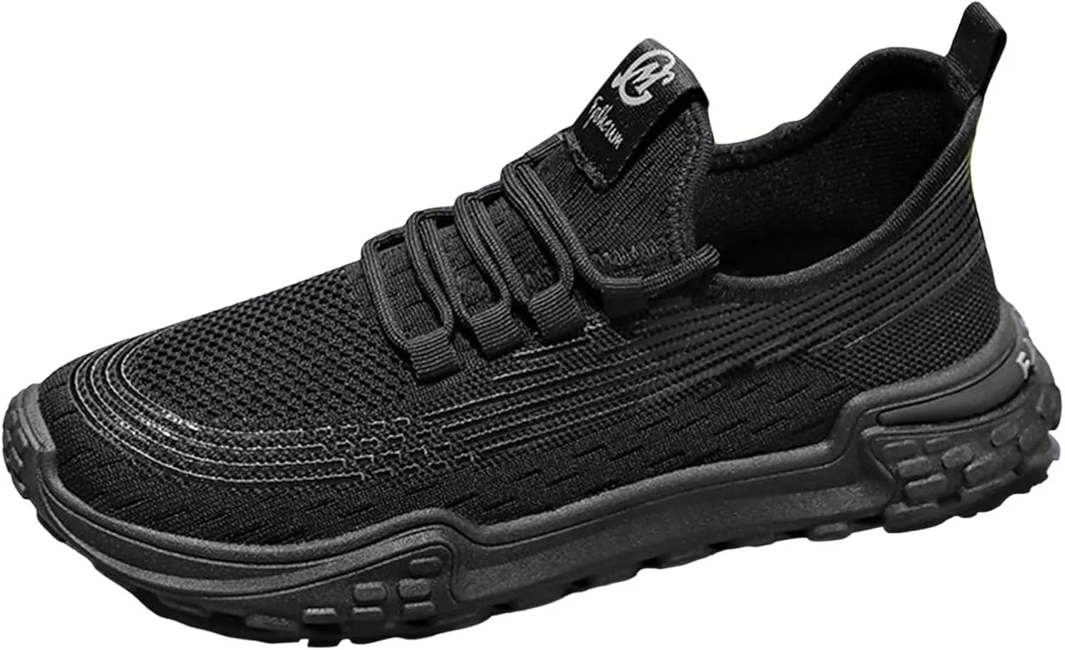 Mens Breathable Lace Up Running Shoes Comfortable Breathable Lace Up Sneaker Arch Support Sports Shoes for Men