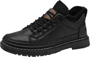 Mens Breathable Lace Up Running Shoes Comfortable Breathable Lace Up Sneaker Arch Support Walking Shoes for Men