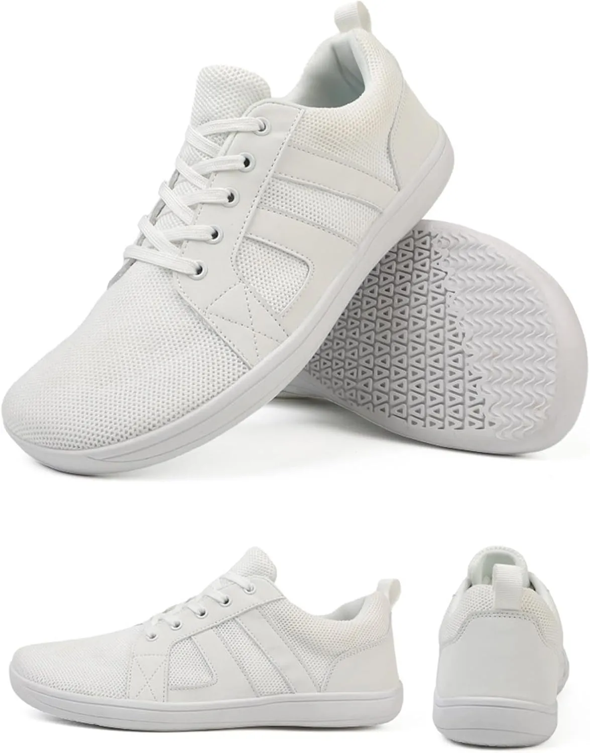 Mens Breathable Lace Up Running Shoes Comfortable Breathable Lace Up Sneaker Athletic Fashion Sneakers for Men