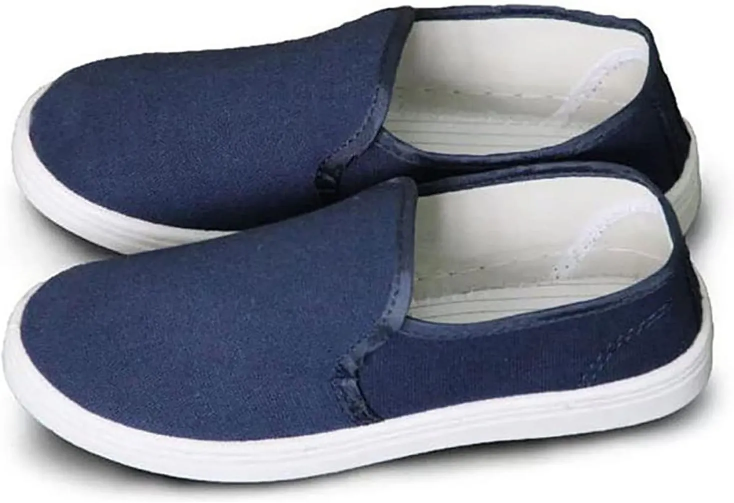 Men's Breathable Mesh Running Shoes Comfortable Breathable Stretch Canvas Slip On Sneaker Breathable Work Shoes